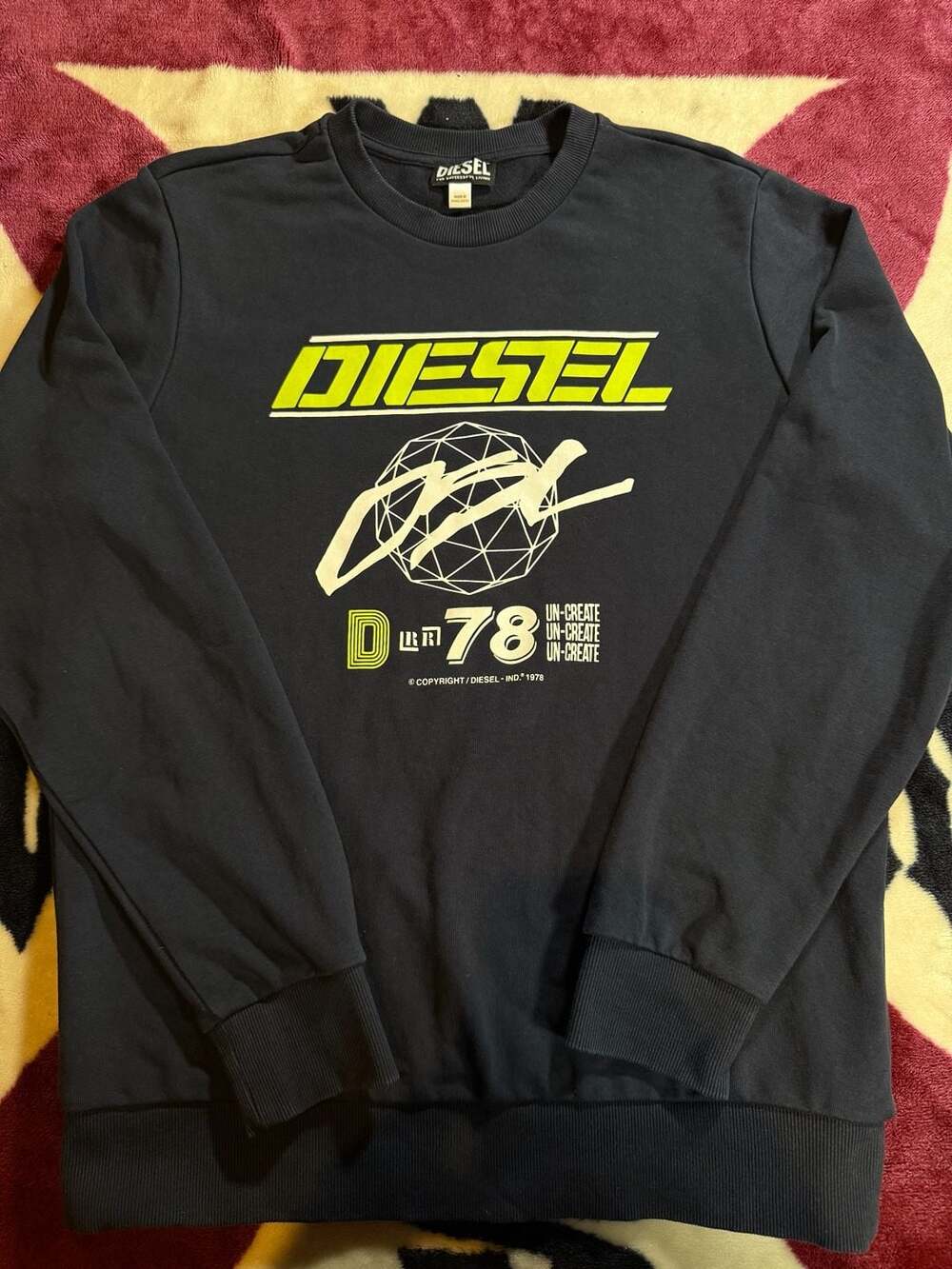 Diesel S-GIRK-K11 Graphic Print Pullover Sweatshirt